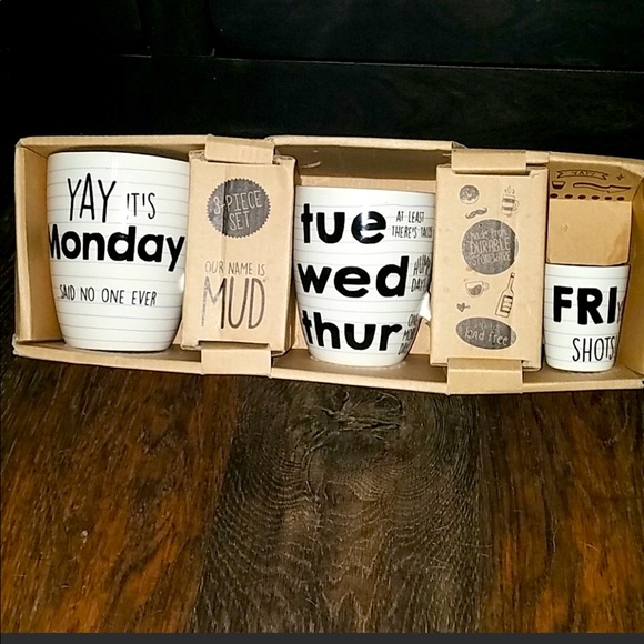 Enesco Set of Coffee & Shot Mugs New with Box 📦 - Picture 1 of 7